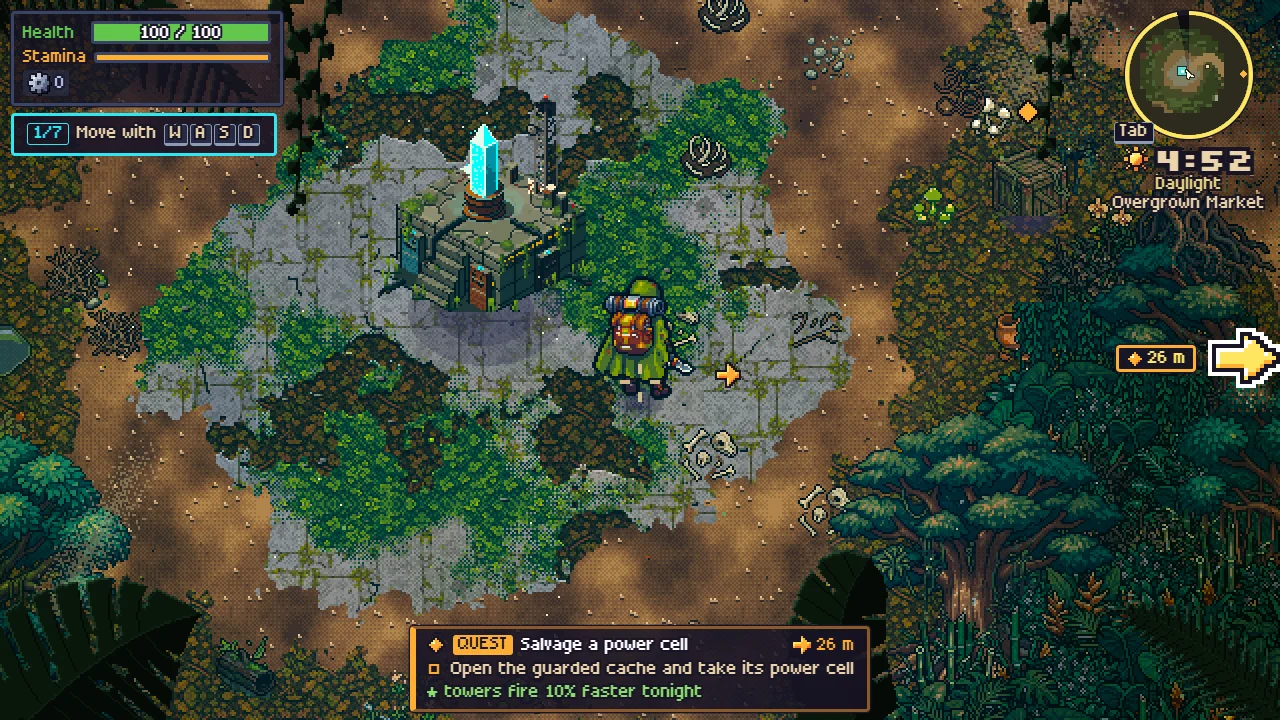 Verdant Relay: the new quest tracker and arrow